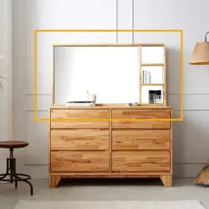 나무뜰 보노 참죽 원목 와이드 거울 FMF050C (착불)