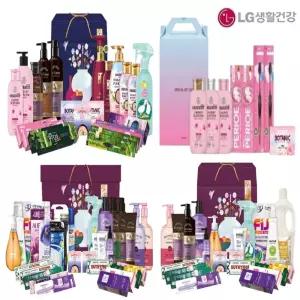 LG 명절선물세트 샴푸 컨디셔너 치약 비누 선물 생활의품격S9호 프로폴리스덴탈케어세트 명작노블300호
