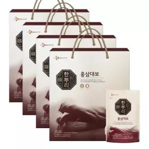 CJ 한뿌리 홍삼대보 24입 펼침X4개/명절선물/추석선물세트