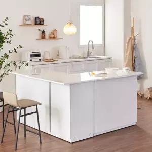 베이크 코너형 3000C 홈바 조리대 아일랜드 식탁 YD118C (착불)