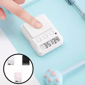 버튼식 타이머 공부 집중 시간측정 운동 타이머 휴대용