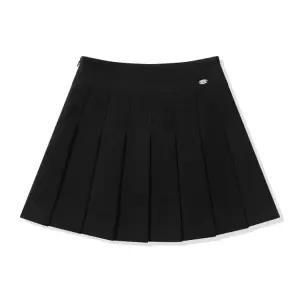 우먼 플리츠 미니 스커트 블랙 CBEFWKK011BK