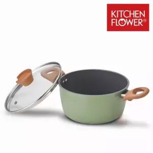 그린베일 IH 세라믹코팅 인덕션 양수 냄비 20cm 전기레인지 하이라이트 가스레인지 모든열원 사용