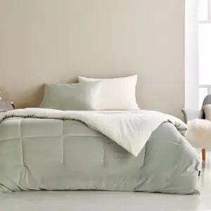 [모던하우스] 모던하우스 말랑찰떡 극세사 차렵이불 퀸 민트 CV0225251