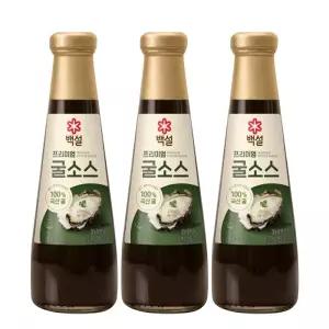 CJ 백설 프리미엄 굴소스 350gx3개