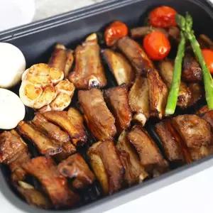 국내산 돼지 등갈비 한돈 한입 쪽갈비 캠핑 구이 & 찜용 700g