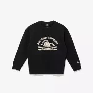 [롯데백화점]뉴에라 캡스 온 더 스케이트보드 맨투맨 블랙 14443571