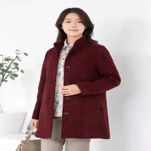 [모슬린]엄마옷 2온스 울 차이나 자켓 516FGH164 마담중년여성빅사이즈50대60대