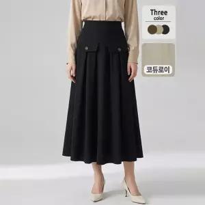 [티뷰] 플랩포켓셔링코듀로이스커트_V5D-VSK010