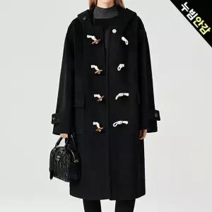 [올리비에스클로젯] 후드 떡볶이 단추 롱 누빔 코트_O2511CT002D