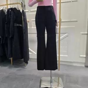 [에고이스트]포켓 포인트 슬림 부츠컷 팬츠 EQ4WP260BK_CA