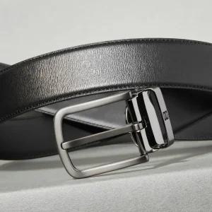 닥스 닥스 DBBE4E048BK 롱벨트 블랙 버클 DD로고 음각 소가죽 비조벨트