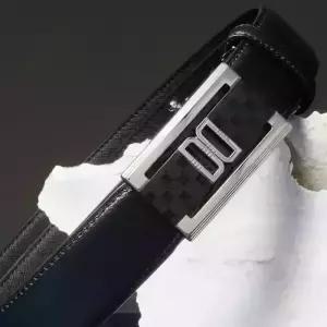 닥스 닥스 DBBE3F764BK 롱벨트DD로고 버클장식 소가죽 블랙 자동벨트