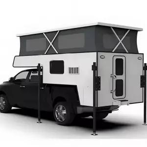 트럭캠퍼 전동 아웃트리거 주차 캠핑 카라반 리프트