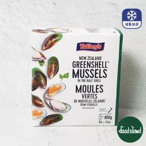 뉴질랜드 그린홍합 [M] 800g 반탈각 하프 초록입홍합