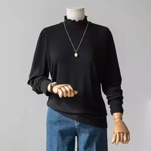 (안나앤플러스) 플로우 하프넥 기모 티셔츠[티셔츠DBX75] 빅사이즈