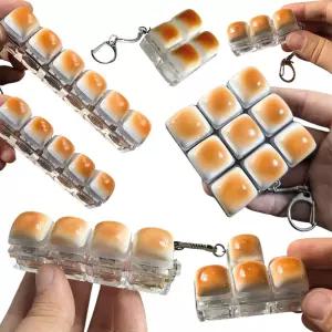 LED 캐러멜 식빵 키보드 딸깍이 키캡 피젯토이 스트레스해소 손 장난감 키링 열쇠고리 3구 4구 5구 6구 9구