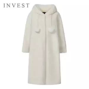 [인베스트] 폼폼 디테일 소프트 퍼 롱 코트_IN5W1CT1651