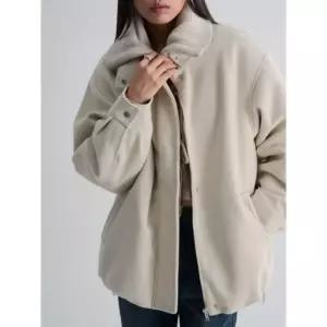 에잇세컨즈 8SECONDS 오버핏 패디드 점퍼 베이지