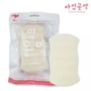 아임곤약 국산 식물성 곤약목욕스펀지 대-화이트
