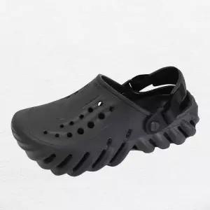 [크록스]에코 K 클로그 샌들 슬리퍼 아쿠아슈즈 블랙 208190-001