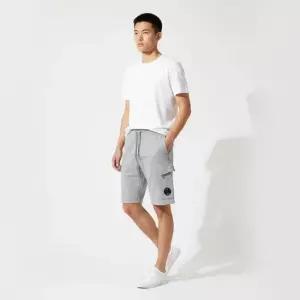 CP COMPANY LIGHT FLEECE SHORTS 14CMSB021A 002246G M93) 경량 렌즈 카고 반바지_레귤러 핏)