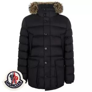 몽클레어 25FW 블랙 클루니 퍼 구스 다운 자켓 CLUNYE 1A00124 596K7 999