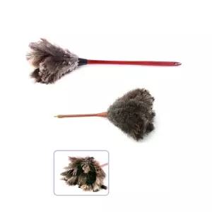 차량 실내청소 책먼지 타조털 먼지털이개 악세서리 소품 책장