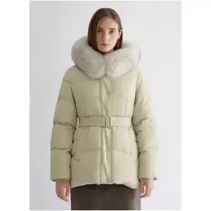 [롯데백화점]쉬즈미스 폭스퍼 후드 덕다운 점퍼 (SSDJPO42040)