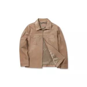 [볼더레더] 베지터블 양가죽 트러커 / 코오롱FnC 브렌우드(BRENTWOOD) (착장 세트상품 중 재킷)