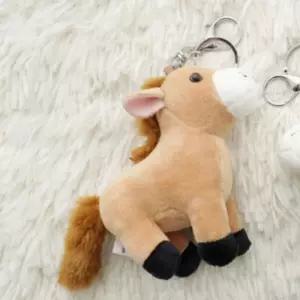 말키링 귀여운 갈색말 가방 열쇠 고리 인형 키홀더 키링