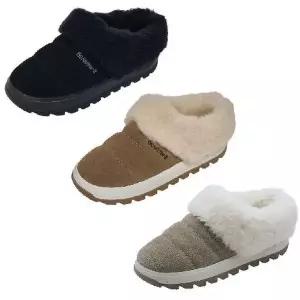 [베어파우](강남점)BENNY 여성 방한 양털슬립온 3종 K3039RD