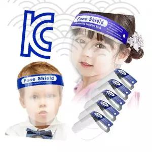 어린이 안면보호대 투명 위생차단 밴드형 페이스가드 감염방지 보호마스크
