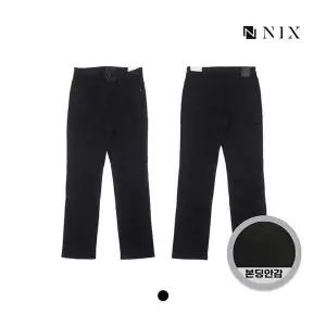 닉스닉스남성 본딩 블랙 인타록 워싱 뉴슬림 데님 팬츠_FNNW
