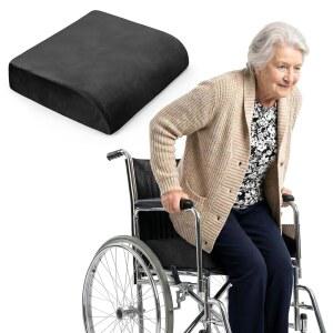 잔틀 라지 시트 및 의자 쿠션 - 사무용 휠체어용 릴 테일본 또는 스키티카(블랙)