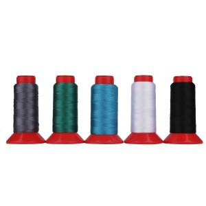 고인성 폴리에스터 재봉실  자외선 저항 250D/2  0.15mm 두께  헤비웨이트 원단 캔버스 가죽 신발 500 계량