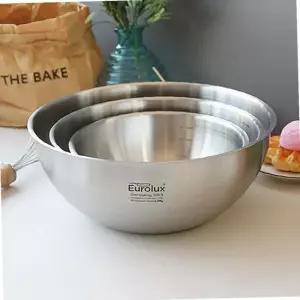 고급 스텐레스 통3중 믹싱볼 3개 1세트 샐러드볼 그릇