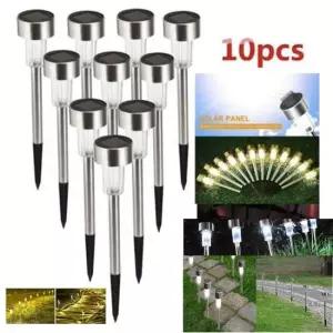 WP태양광 자동 정원등 10개 1세트 조명등 태양광등 가로등 펜션등 솔라등