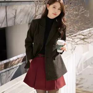 [시크라인] 자카로벨 더블버튼 하프 자켓