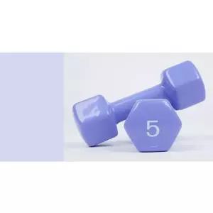 아이워너 뷰티 육각 덤벨 5kg 블루베리 (2개입) 숙련자용덤벨 웨이트 헬스 홈트 팔운동 근력운동