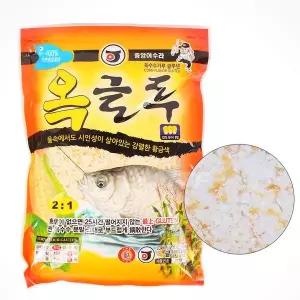 [하프클럽/]중앙어수라 옥글루 글루텐 옥수수가루 미끼 민물 낚시 떡밥 어