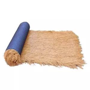 볏짚 장식 인조 초가집 지붕 처마 지푸라기 갈대 덮개 초가