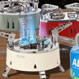 K66 강염스토브 휴대용 버너 미니소형 등산고화력 가