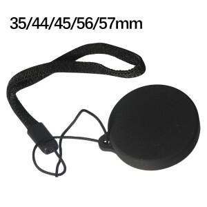 35mm 44mm 망원경용 고무 먼지 덮개 캡 걸이 구멍 로프 포함