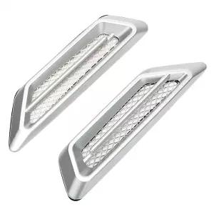 DIY 크리에이티브 가짜 에어 벤트 아가미 디자인 후드 보넷 문짝 장식 3D 자동차 스티커 외부 오프로드 4x4