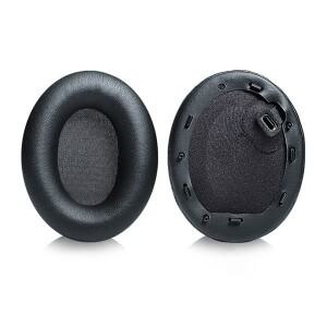 [호환품]WH-1000XM4 무선 헤드폰용 새  이어 패드 교체 소프트 메모리 폼 쿠션 부품 블랙