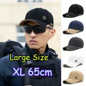 빅 사이즈 65cm XL 곡선형 야구 모자 남성용 여름 레터링 헤드 등산 골프 트러커 캡 대형 63cm