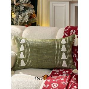 크리스마스 장식용 눈송이 베개 독창적인 디자인 귀여운 진저브레드맨 홈 페스티벌 자수 사각형 쿠션