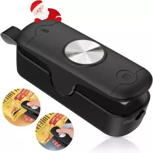 OEOP 백 씰러 2 in 1 미니 히트 및 커터 휴대용 칩 리셀러 스낵 캔디 플라스틱 식품 보관(배터리 포함)
