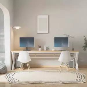 노케이 2인용컴퓨터책상 책상 거실 1인 사무용책상